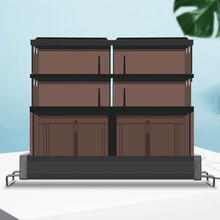 迪普尔 鱼缸过滤盒滴流盒鱼缸上内置过滤盒滴流盒水族自制顶部外置顶滤上滤盒三合一鱼缸滴流盒 6盒滴流过滤（适用36~56缸） *