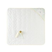 英氏婴儿抱被宝宝连帽外出盖被大抱被包被 2021年春季新款YEBAJ01001A01 嫩芽绿YEBAJ01001A 90x90cm