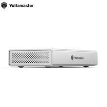 Yottamaster（开拓者）系列  多盘位硬盘柜3.5英寸Type-C磁盘阵列柜 全铝 银色 PS100C3-SV   3.5寸外置硬盘盒