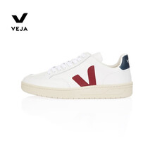 【明星同款】VEJA 男鞋 法国环保小白鞋潮牌百搭休闲运动鞋V-12 XD021955B 白色 42