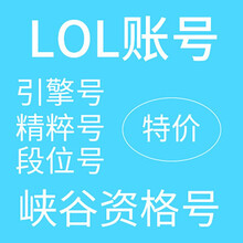 LOL账号英雄联盟30级峡谷之巅 祖安战争学院诺克萨斯卡拉曼达守望之海 起步价格10元，方便付款