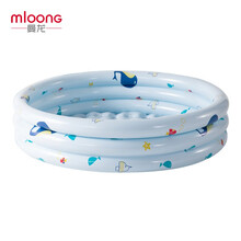 曼龙海洋球婴幼儿游乐场儿童宝宝玩具球室内家用加厚波波球池围栏 充气款【海洋球池】