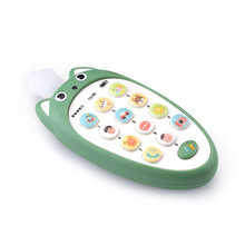 儿童音乐手机宝宝玩具女男孩电话 婴儿可咬仿真益智0-1-3岁 双语手机/猫头鹰款