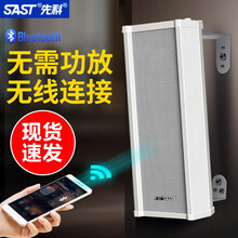 先科（SAST）户外无线蓝牙防水音柱室外挂墙音箱超市壁挂式音响商场公共广播店铺门店头餐厅背景音乐喇叭 有源30W音柱主箱