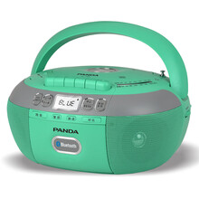 熊猫（PANDA） 790蓝牙便携CD播放机DVD复读录音机磁带收音机一体机收录机多功能cd播放器 【绿色 + 8G学习卡】