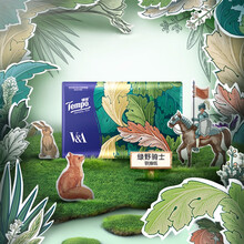 得宝(Tempo) 抽纸  Artist系列15包*4层90抽 面巾纸餐巾纸巾-绿野骑士款 天然无香