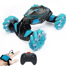 宝贝星（BBS）超大遥控汽车四驱横移儿童玩具充电变形炫技扭变车攀爬墙越野车男孩节日礼物 双遥控扭变车【高速横移+超长续航】