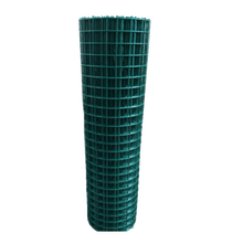 包胶勾花网镀锌铁丝网围栏网养殖护栏网养鸡防护栅栏养狗钢丝网绿色钢网护栏10米 绿色