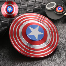 【促销】手指陀螺减压玩具指尖陀螺儿童玩具解压神器解压玩具宝宝 精品铁盒包装美国队长【买二送一】