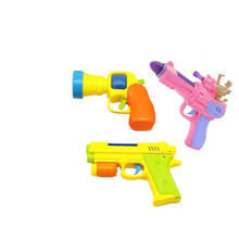 1-2-3岁小孩电动音乐枪声光小男孩儿童玩具宝宝玩具枪 组合12(3把) 送电池