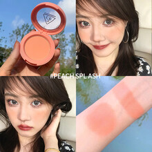 3ce腮红液体单色晒红女裸妆自然高光一体盘脏橘色rose beige 3ce单色 腮红 #PEACH SPASH