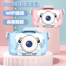 Q9儿童相机 儿童相机迷你卡通玩具照相机双摄像头跨境！ 粉猫咪双摄普通款