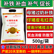 兽用牲血素 小猪补血补铁 提高仔猪成活率防拉稀 过奶母猪补气血