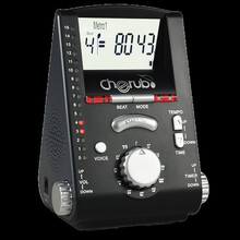 cherub小天使钢琴节拍器电子人声数拍带温度湿度WSM-260带电源 黑色款