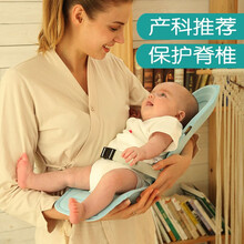 抱抱托 新生儿抱孩子神器可横抱喂奶神器哺乳垫宝宝睡觉安全感抱娃神器新生儿 【中号3D透气】兰+凉席