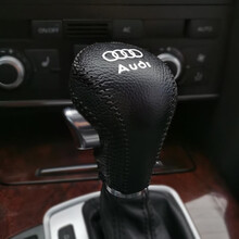 06 07 08 09 10 11年12老款奥迪A6L A4L档把套Q5挂Q7档杆套排挡套 06-11款奥迪A6 自动 黑线白标