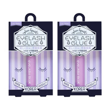 LUCKY TRENDY日本假睫毛胶水高密度透明自然持久不掉无刺激胶水双眼皮胶水防水隐形 2支装