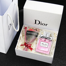 【七夕情人节礼物】迪奥(Dior)香水女口红套装礼盒999花漾甜心女士香水淡香香氛口红套盒送老婆礼品 花漾甜心淡香氛香水50M【礼盒装】