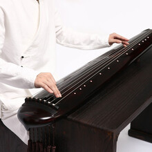 七弦天籁 古琴  百年老衫木纯手工精斫初学专业演奏级古琴成人儿童七弦琴 清音-混沌式古琴+榫卯琴桌凳