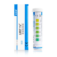 优利特 尿蛋白试纸条家用目测 肾功能尿常规检测纸正品 尿蛋白 5盒*25条/筒 +125尿杯