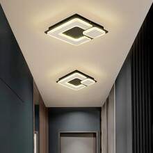 世尊 北欧LED过道灯走廊灯玄关灯简约入户门厅灯衣帽间阳台吸顶灯 方形24*24cm【三色】