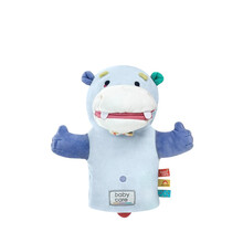 babycare手指玩偶婴儿手偶玩具动物手套可张嘴 安抚宝宝睡觉神器WMA010-A  卡森加河马