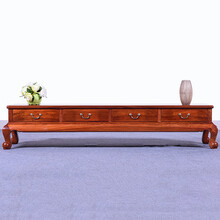 DFJXW F红木家具缅甸花梨（学名：大果紫檀）电视柜实木新中式仿古液晶电视柜矮柜地柜 长198*宽44*高42cm