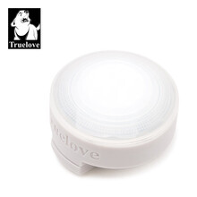 Truelove狗狗LED灯防走丢夜晚遛狗夜间遛狗神器防丢失宠物用品小型犬中型大发光超亮领航灯导航灯 灰色 S-小型