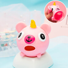 发泄球菠萝水果减压球玩具硅胶可爱捏捏乐儿童成人解压神器 粉色公仔