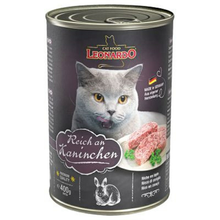 小李子猫罐头LEONARDO德国进口成猫主粮幼猫湿粮主食罐头400g/罐 兔肉