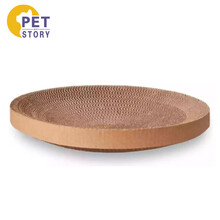 petofstory 猫抓板替换装 猫爪板窝大圆碗形 瓦楞纸猫窝圆形猫抓板内胆芯替换装
