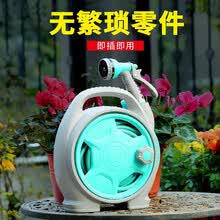 途瀚 洗车水枪套装 浇花神器喷头水管车软管高压水枪家用园艺浇水工具收纳架套装 天蓝色
