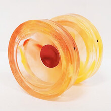 无界Wedge YYF悠悠球  自由花式死睡眠溜溜球竞技铝合金轴盖 YOYO球 儿童玩具 WEDGE烈焰炫彩