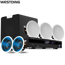威斯汀（WESTDING）909组合家庭影院壁挂音响 音箱套装 吸顶式天花吊顶音响 公共广播背景音乐 白色