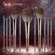 Texamo/黛末化妆刷套装带化妆刷包烁影系列8支眼影刷粉底刷腮红刷散粉刷唇刷新手 11支套刷（刷包版）
