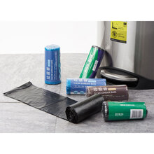 科得（CURTA）分类垃圾袋(蓝色45*55cm 30只/卷)5卷装 适用可回收垃圾/52212001040清洁