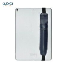 适用微软 Surface Pen手写笔 皮笔套 保护套Pro 5 6 Go触控笔防丢笔袋 亚蓝 超纤材质