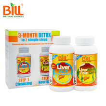 BILL加拿大护肝宝韩国中药膳配方片降低谷丙转氨酶高脂肪肝酒精肝专用非舒肝益脾颗粒 辅助肝功能改善药膳养肝片保肝组合胶囊1套