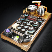 超市	
尚帝 茶具套装家用流水茶盘全自动上水陶瓷茶杯茶壶办公会客现代简约茶台 流水鱼戏柯木+窑变茶壶茶具
