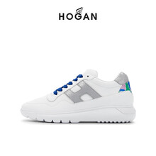 【春夏特惠】HOGAN女鞋2021春夏新品I CUBE系列休闲时尚运动鞋 白色/银色 36.5