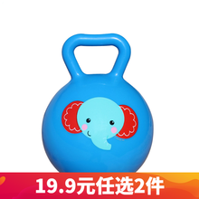 费雪（Fisher Price）宝宝手抓球玩具球新生儿小皮球幼儿手摇铃甩甩球 蓝色