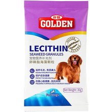 谷登（GOLDEN）狗狗卵磷脂美毛粉卵磷脂海藻粉狗狗 宠物幼犬成犬泰迪比熊金毛软磷脂30g 