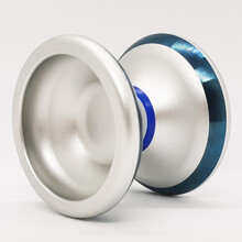 飞焰FLAME  YYF悠悠球  1A死睡眠溜溜球 专业竞技 双金属不锈钢镶环设计YOYO 银身蓝环