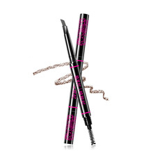 植美村ZMC 嬉妆纪媚如画持妆俏眉笔 持久显色 双头双效 轻松易卸 色泽自然 灰黑色