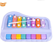 贝芬乐 冰雪奇缘婴幼儿宝宝敲琴八音琴手敲琴二合一儿童音乐乐器玩具益智66301