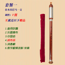 胶木竖吹仿红木巴乌A调降BC调G调F调小学生初学入门乐器 套餐一:竖吹仿红木F调巴乌+绒布袋+
