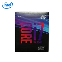 英特尔中文盒装台式机cpu i3 9100/i5 9400F/i7 9700KF/i9 9900KF i3 9100F（需配置独立显卡）