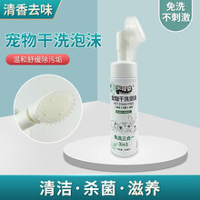 蜜哆爱蜜袋鼯干洗泡沫干洗喷剂沐浴香波土拨鼠刺猬猫狗龙猫松鼠洗澡用品除臭去味清洁毛发干净靓丽宠物用品 干洗泡沫 199ML