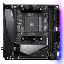 技嘉 B550游戏主板 支持5600X/5800X/3600/3600X AM4锐龙5000系列 B550I AORUS PRO AX迷你雕