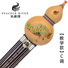 葫芦丝初学C调降B学生入门自学AGFD调金竹楠竹云南紫竹 【款】【孔雀公主】C调+礼包